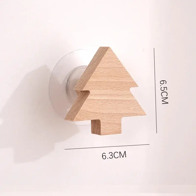 Cute Animal Wooden Wall Hook – Kids Room Coat & Key Holder Decor