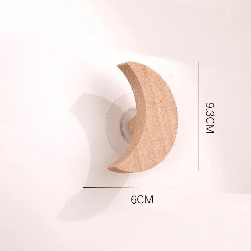 Cute Animal Wooden Wall Hook – Kids Room Coat & Key Holder Decor