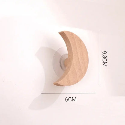 Cute Animal Wooden Wall Hook – Kids Room Coat & Key Holder Decor