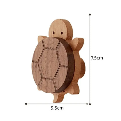 Cute Animal Wooden Wall Hook – Kids Room Coat & Key Holder Decor