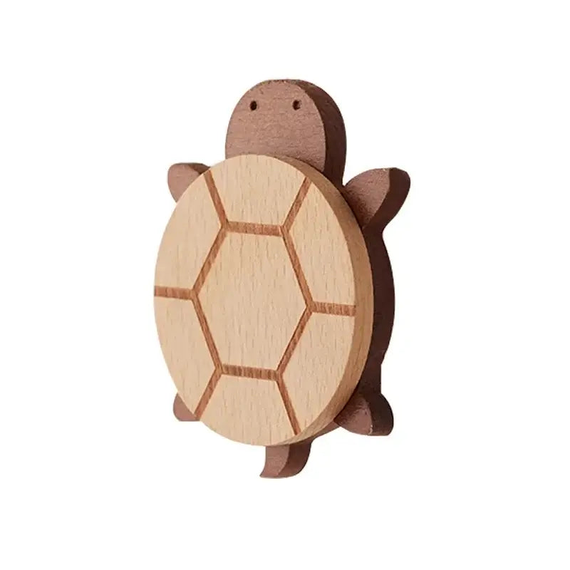 Cute Animal Wooden Wall Hook – Kids Room Coat & Key Holder Decor