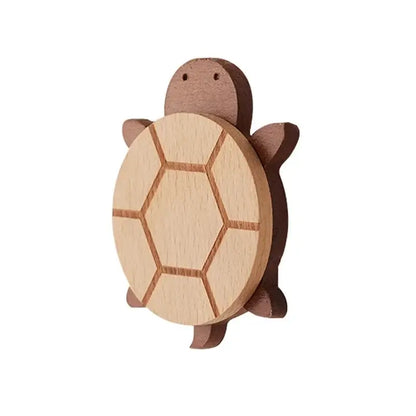 Cute Animal Wooden Wall Hook – Kids Room Coat & Key Holder Decor